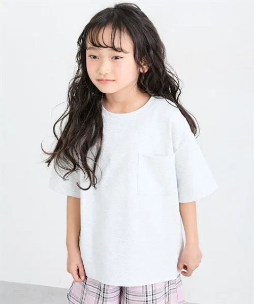 Детская футболка с контактной прохладой, с карманом, без рукавов QUNTSTYLE, Heather Grey