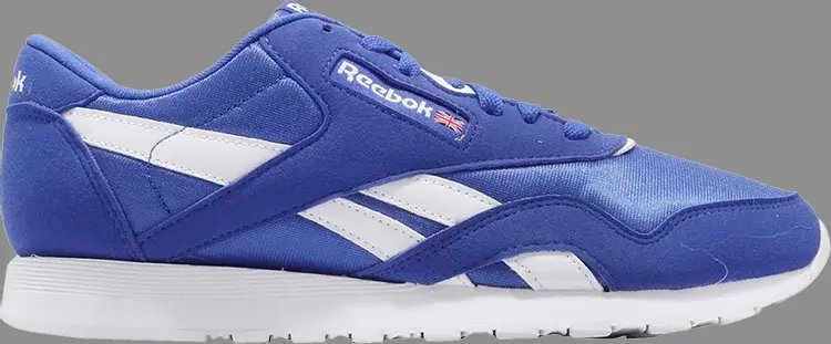 

Кроссовки classic nylon color 'crushed cobal' Reebok, синий