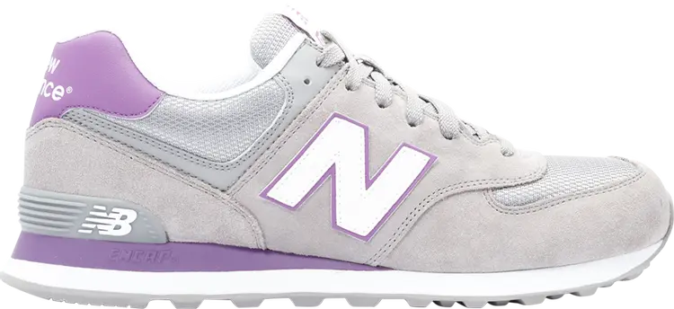 

Кроссовки New Balance Wmns 574, серый/сиреневый