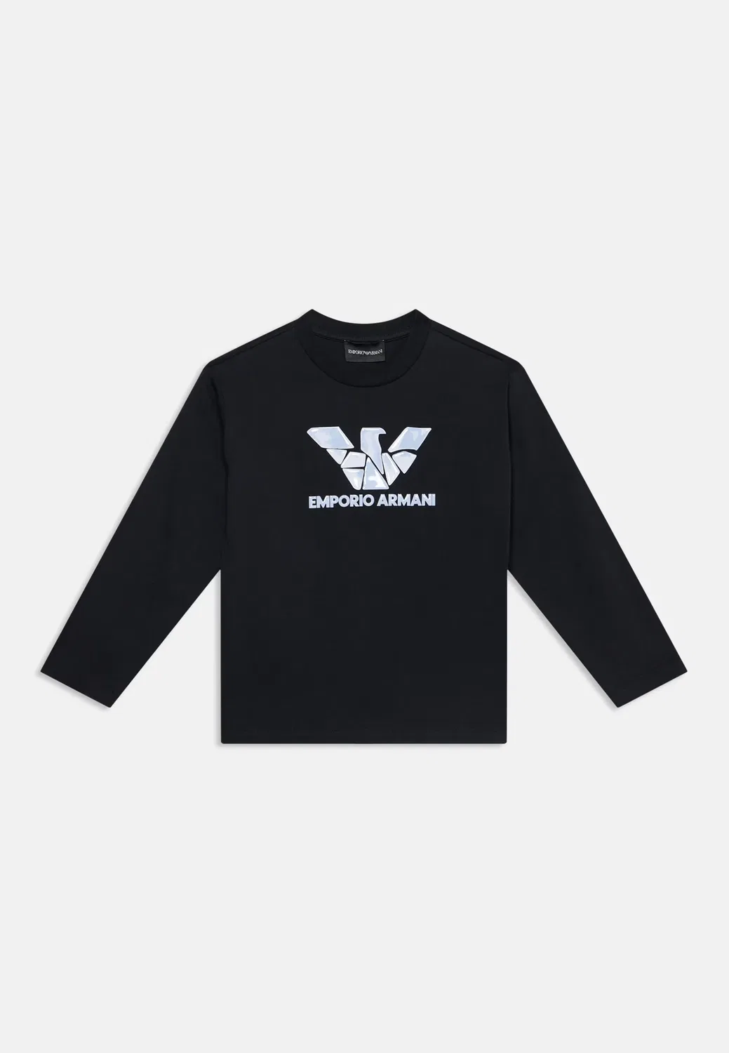Унисекс - футболка с длинными рукавами Emporio Armani, Blue Navy
