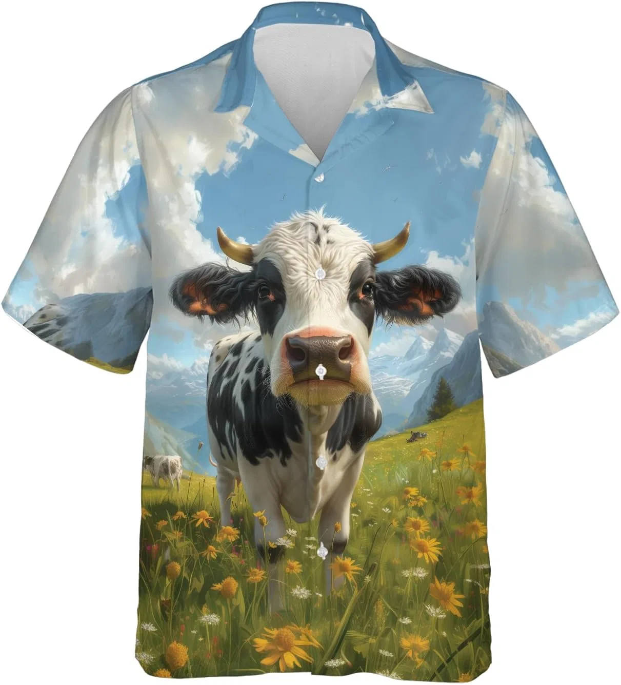 Мужская рубашка с коротким рукавом Funny Cow, Funnycow_01