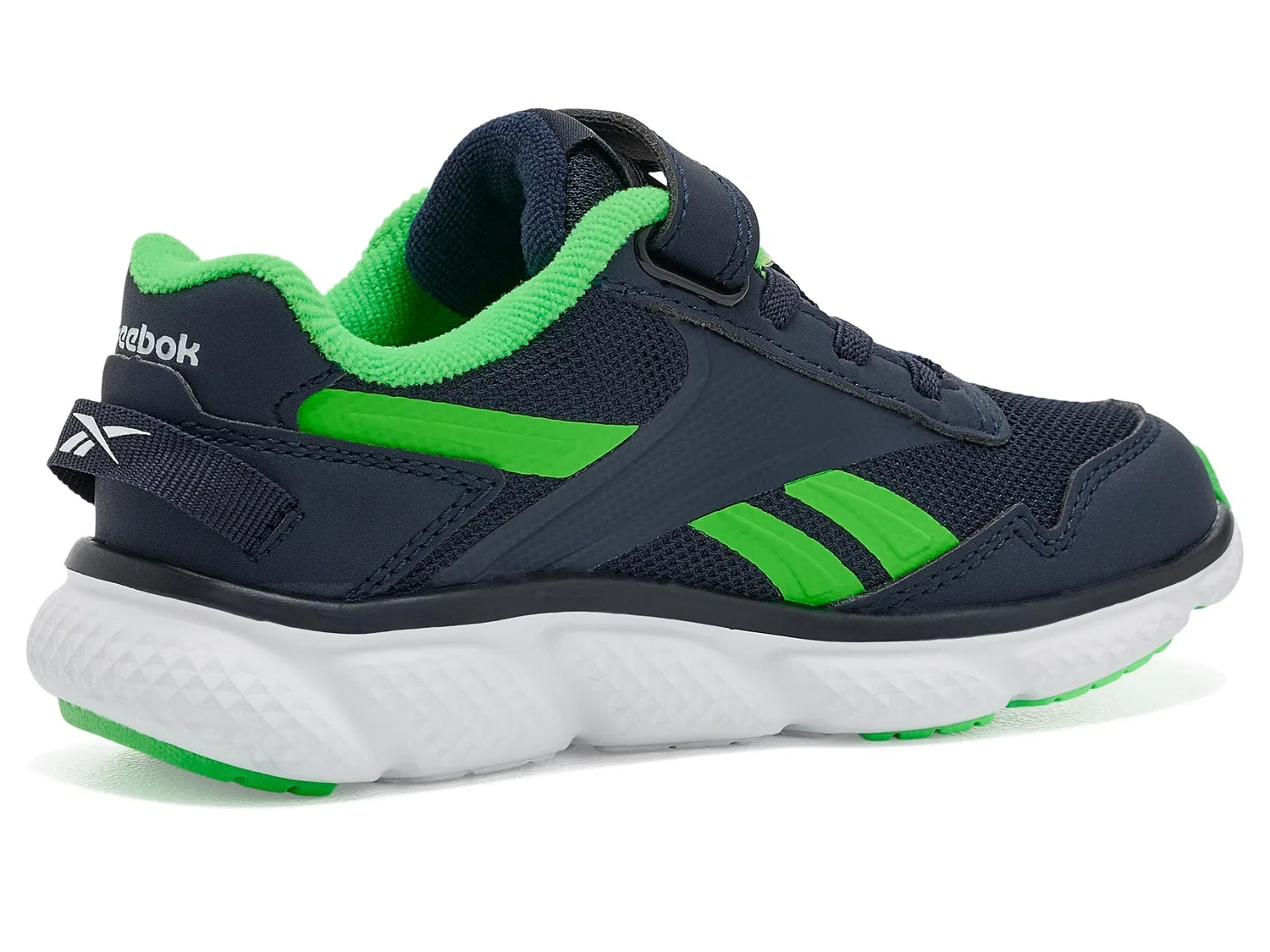 Кроссовки Swiftstrike 1V (для маленьких и больших детей) Reebok Kids, Vector Navy/Solar Lime — фото 4