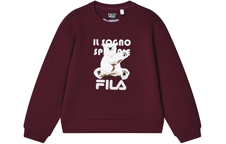 

Свитшот женский Rose Borgundy Fila