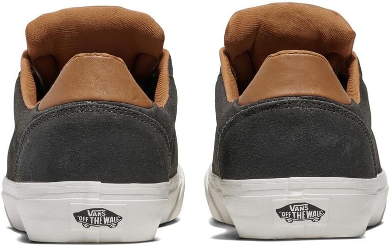 Vans Mens Atwood Deluxe Shoe | Низкие модные кроссовки для работы, прогулок и повседневной носки, Soft Suede Black/Brown — фото 3