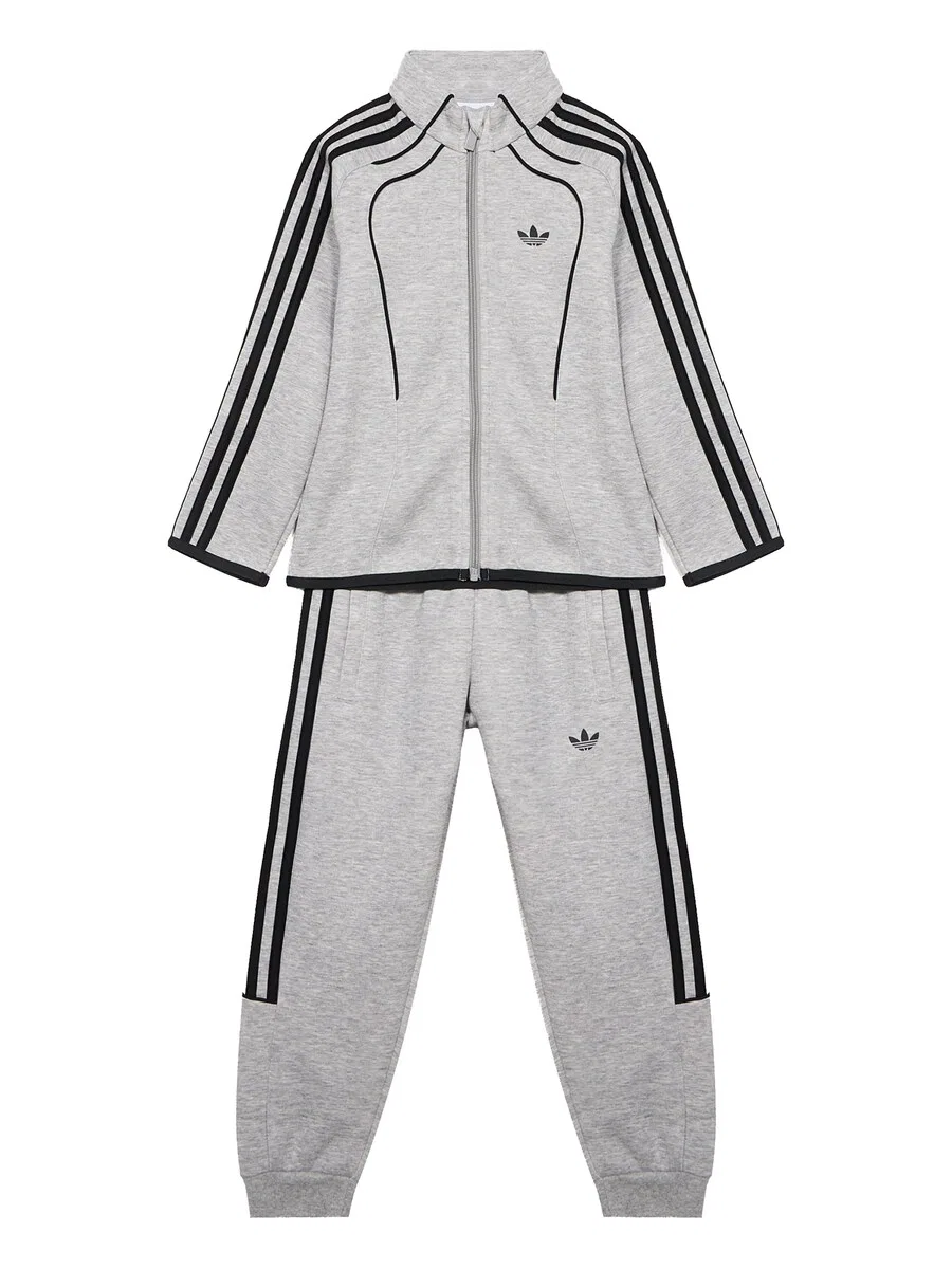 Спортивный костюм ADIDAS ORIGINALS 'TS' серого цвета