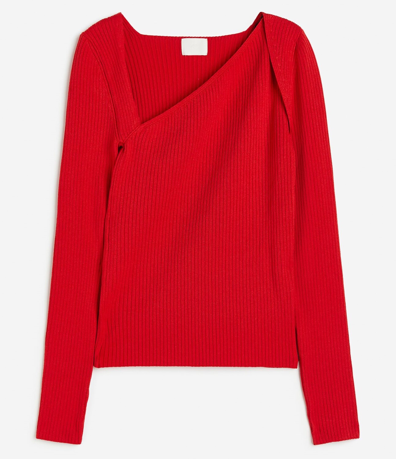 

Джемпер H&M With Asymmetrical Neckline, красный