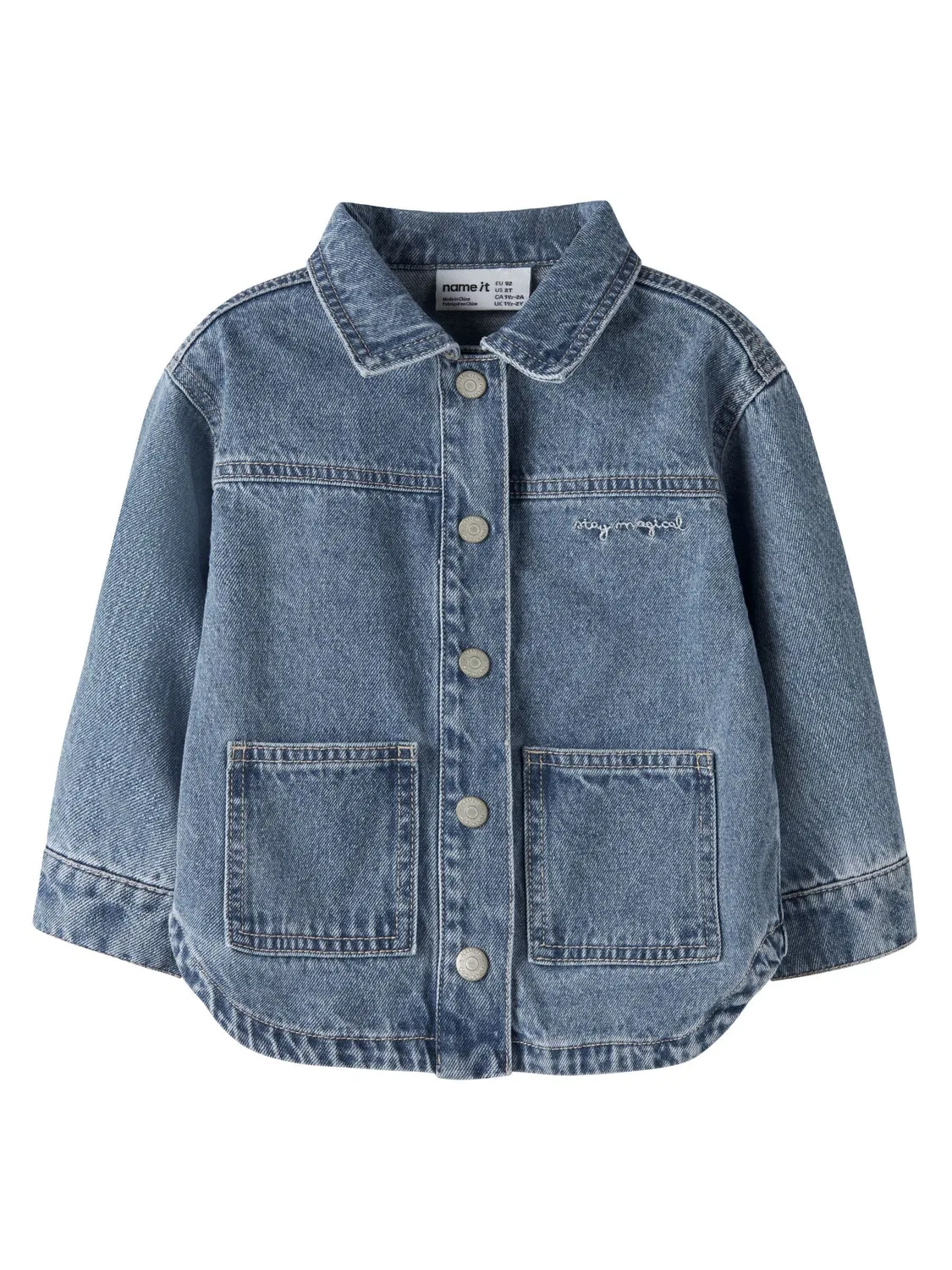 Куртка джинсовая Medium Blue Denim Name It, синий