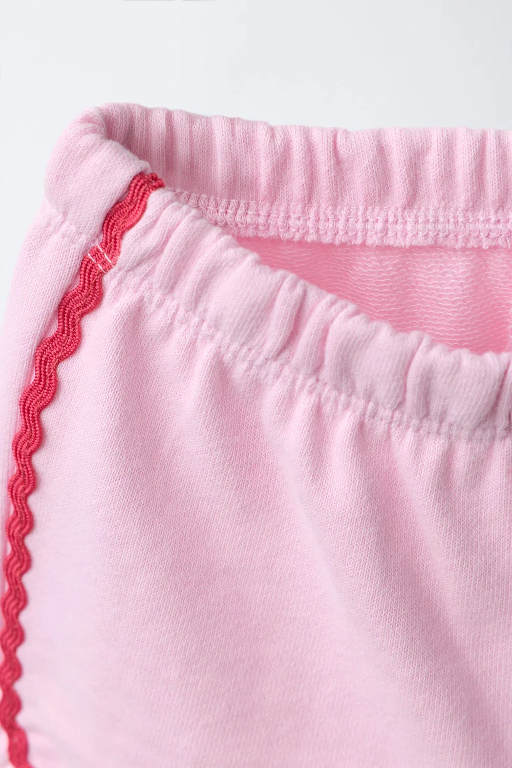 Комплект из двух бермудских шорт с вишневым принтом ZARA, Pink — фото 4