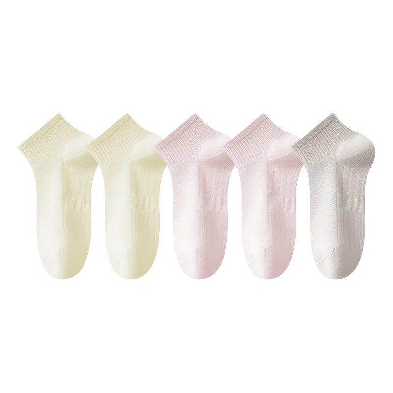 Детские носки-следки 6 пар MINISO, Light Pink