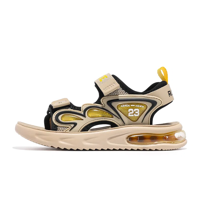 Детские сандалии с открытым носком VENICEW, Beige Yellow