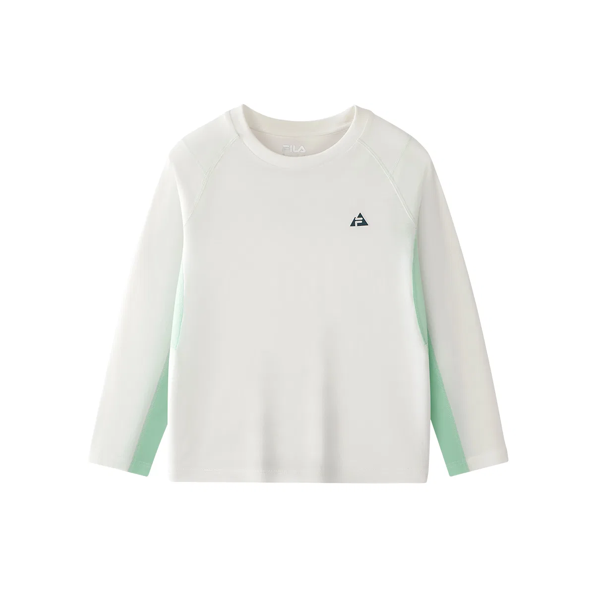 Детская футболка с круглым вырезом из тонкого хлопка T Shirts Crew Neck Thin, FILA KIDS, Белый