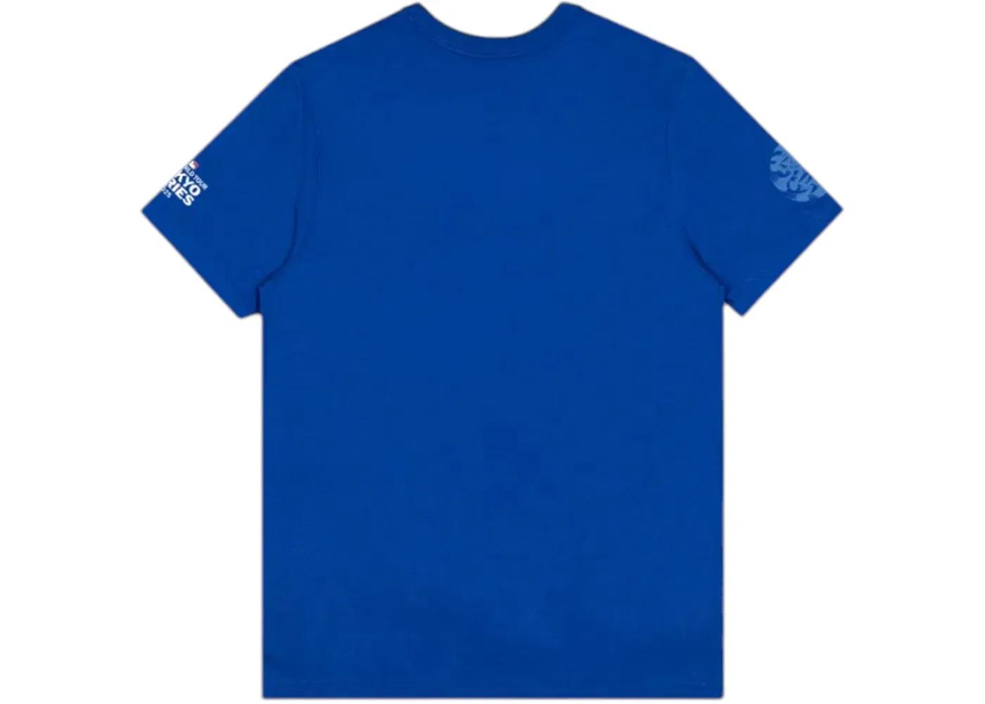Мужская футболка с принтом Nike x Takashi Murakami x MLB World Tour Tokyo Series 2025 Dodgers Script S/S Tee, Blue — фото 2