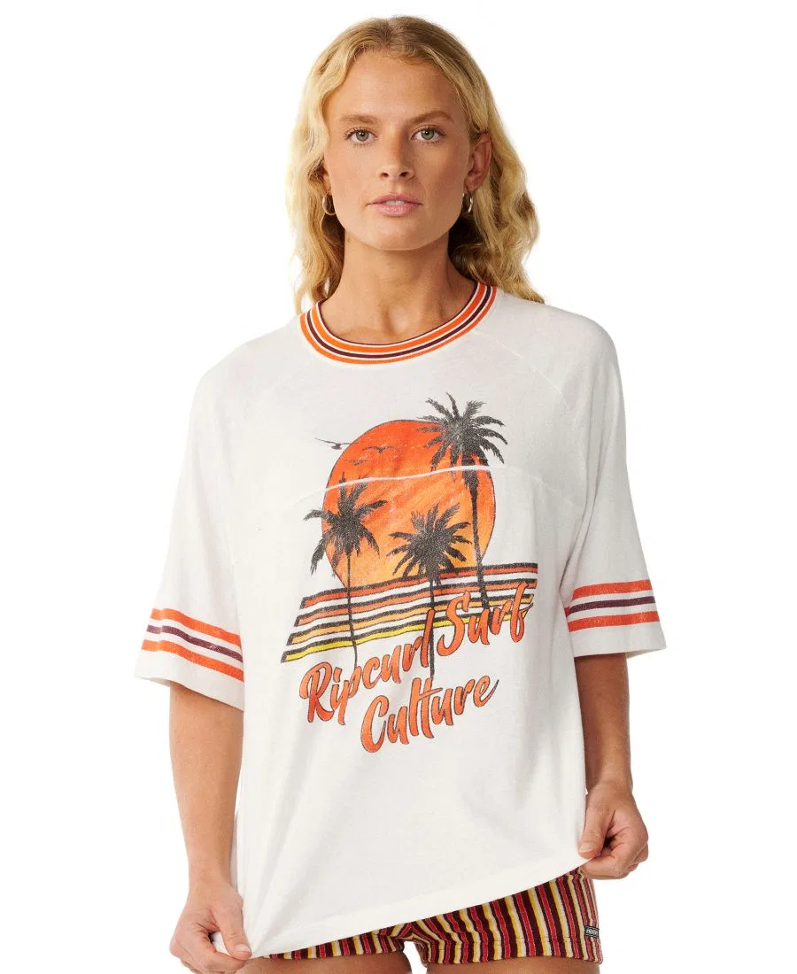 Футболка с принтом Surf Culture Rip Curl, Bone