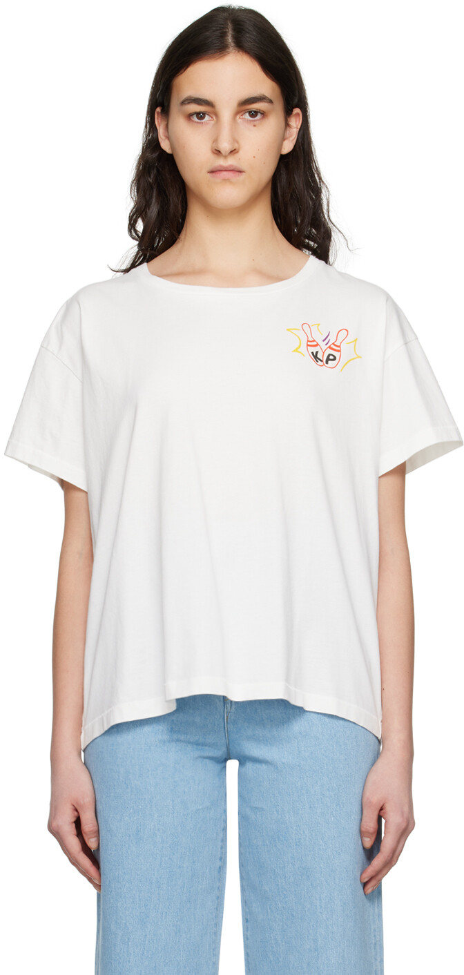 

Футболка Off-White Kenzo Paris Bowling Elephant, Синий, Футболка Off-White Kenzo Paris Bowling Elephant