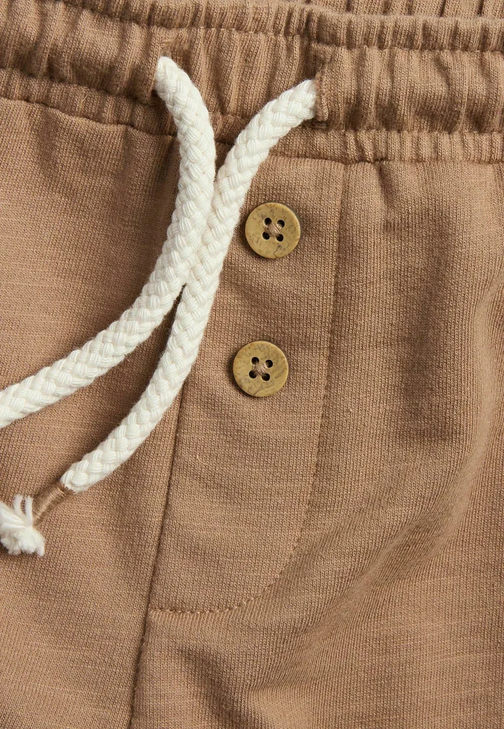 Шорты из фактурного трикотажа унисекс - спортивные штаны Newbie, Brown — фото 3