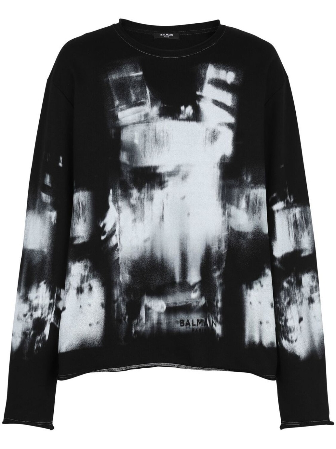 

Balmain рубашка с принтом X-Ray, черный