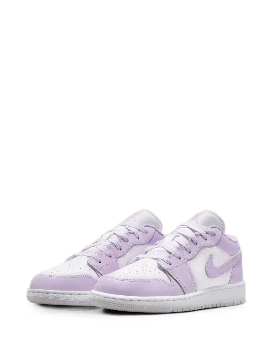 Кроссовки Jordan 1 Low Jordan Kids, белый — фото 2