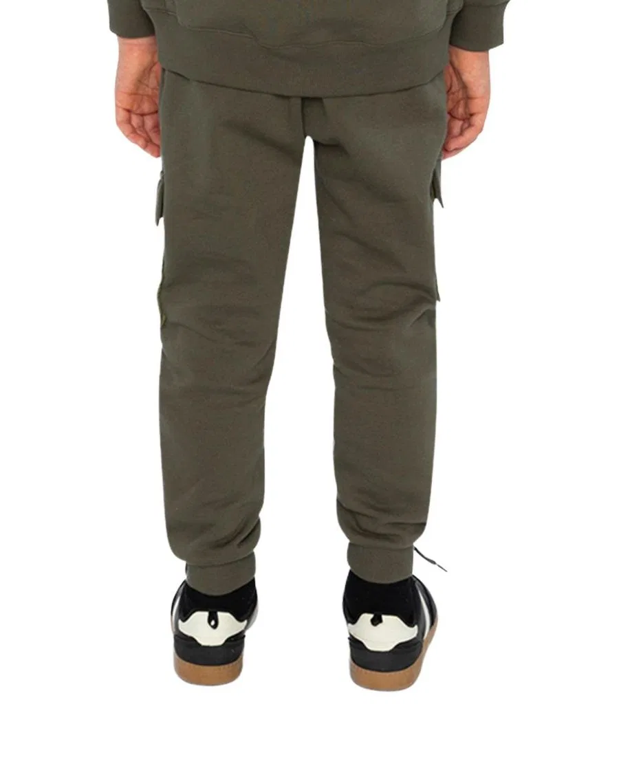 Спортивные брюки из флиса и нейлона с накладными карманами Deux par Deux, Green — фото 4