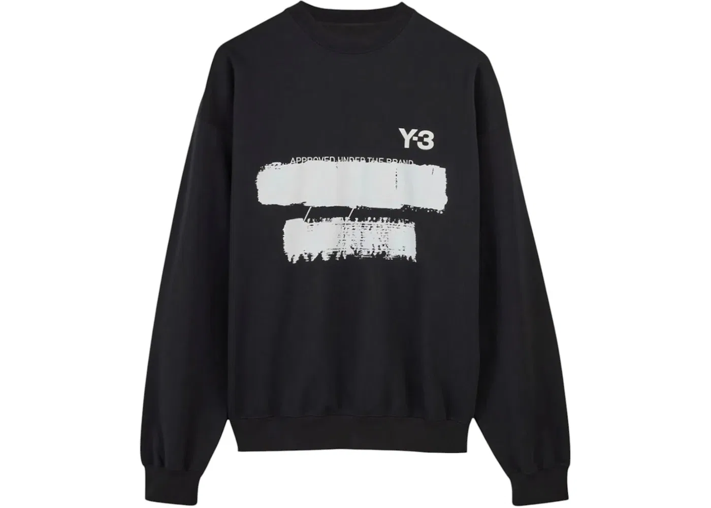 Мужской свитшот с принтом Y-3 Adidas, Black