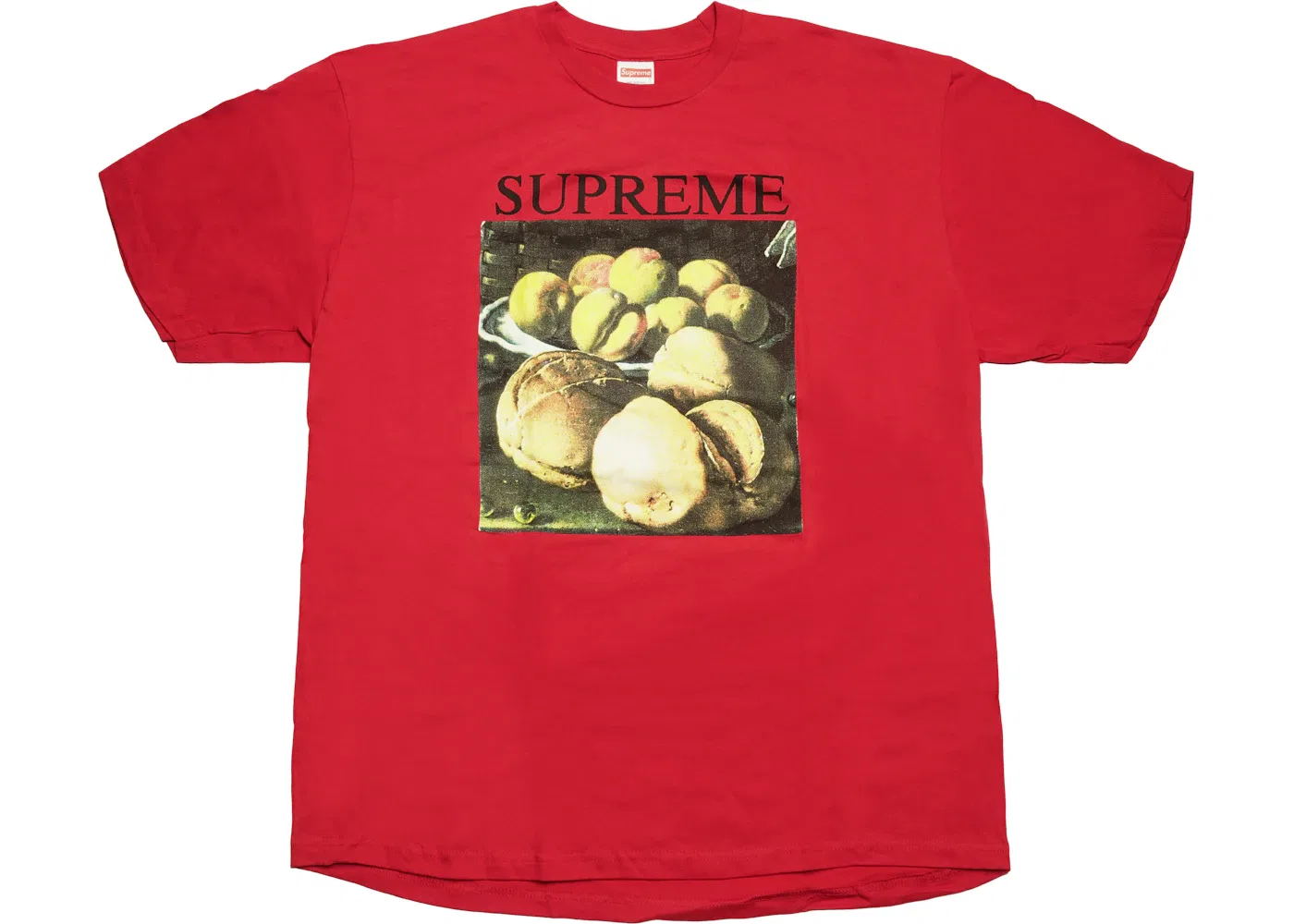 Мужская футболка с принтом Still Life Tee Supreme, Red
