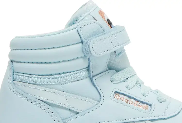 Кроссовки cardi b x freestyle high toddler 'glass blue' Reebok, синий — фото 3