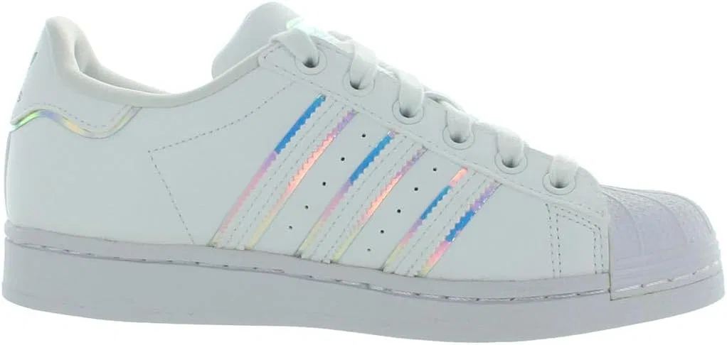Детские кроссовки для девочек adidas Superstar, Cloud White/Iridescent-White — фото 2