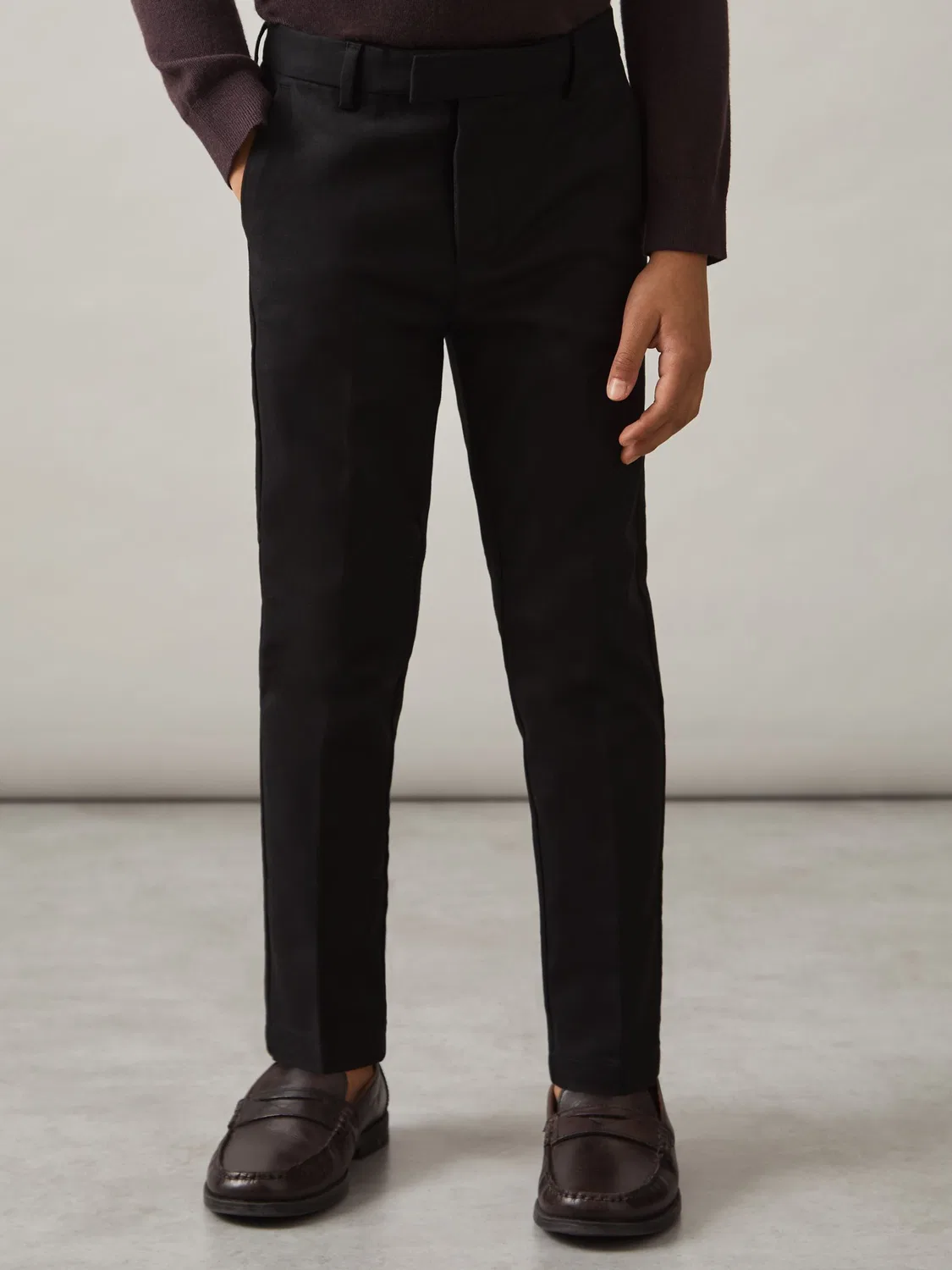 Чинос slim-fit Eastbury Reiss, черный — фото 3