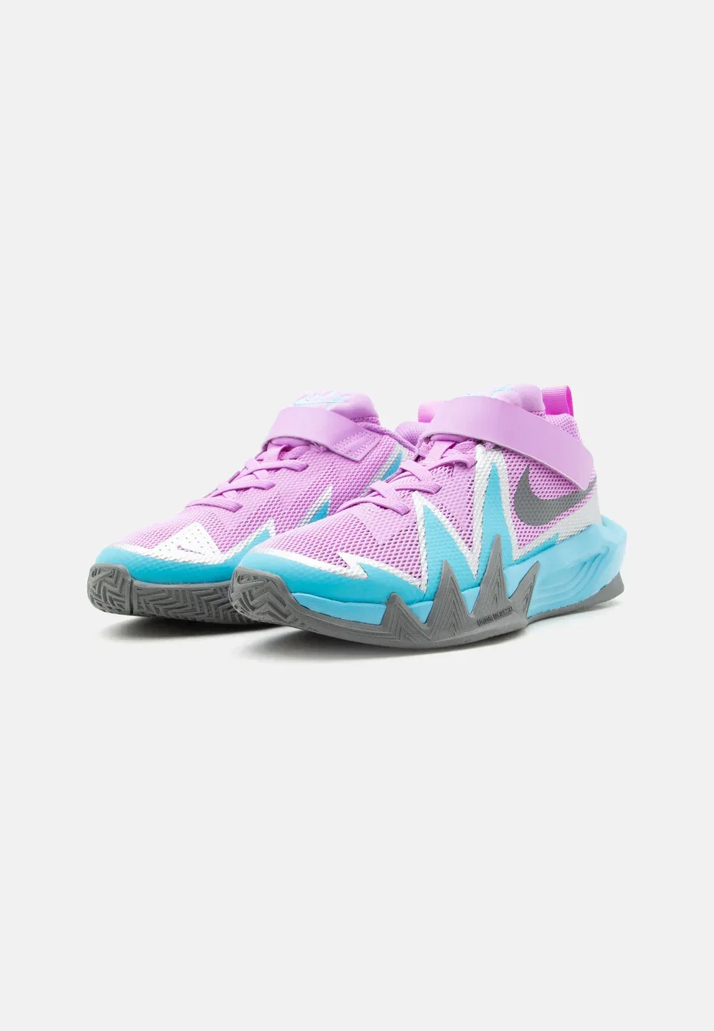 Баскетбольные кроссовки St Dynamite унисекс Nike Performance, Fuchsia Glow/Smoke Grey/Baltic Blue/Metallic Silver-Coloured — фото 2