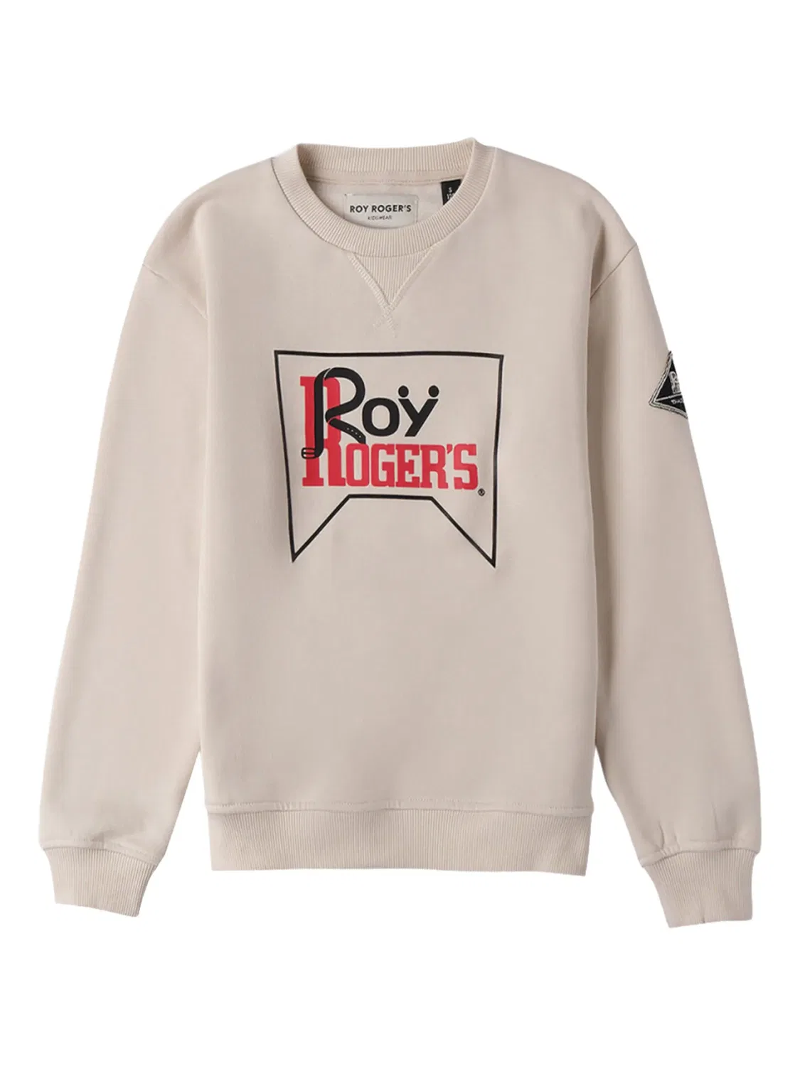 Толстовка с принтом логотипа Roy Roger's, нейтральный