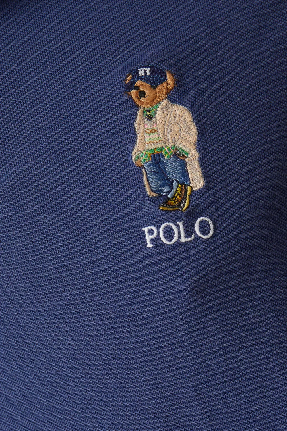 Поло с вышивкой хлопковое Polo Ralph Lauren — фото 4