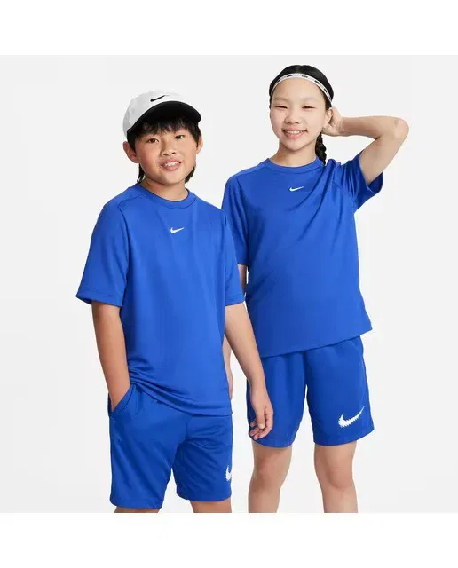 Детская футболка для мальчиков с технологией Dri-FIT Nike Multi Nike, Azul