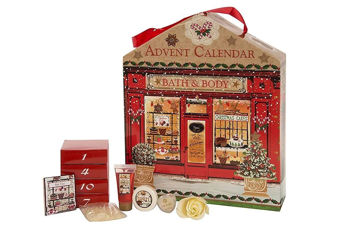 Адвент-календарь Bath & Body Cake Shop, accentra, 24 предмета, 28x10x34 см