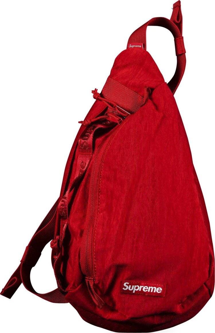 

Сумка Supreme Sling Bag Dark Red, красный