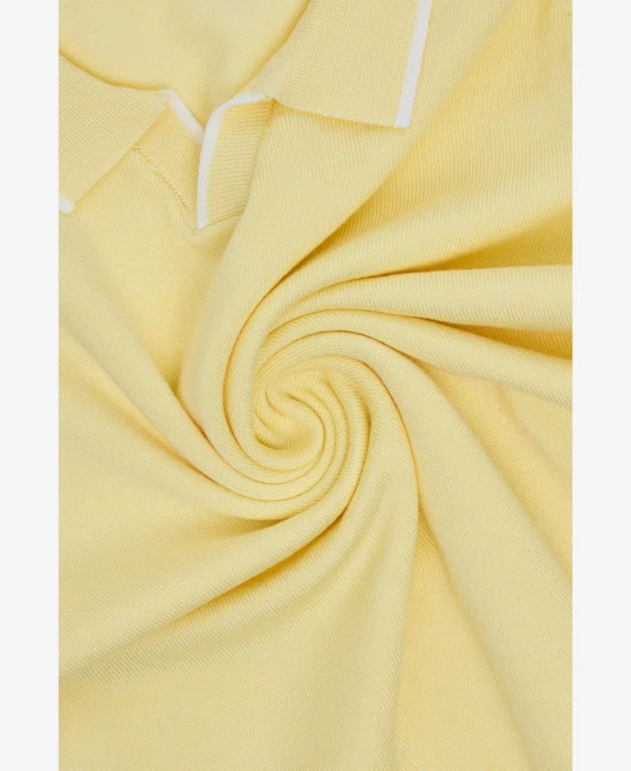 Детское поло для мальчиков с коротким рукавом Johnny Collar Short Sleeve Sweater Polo XRAY, Yellow — фото 3