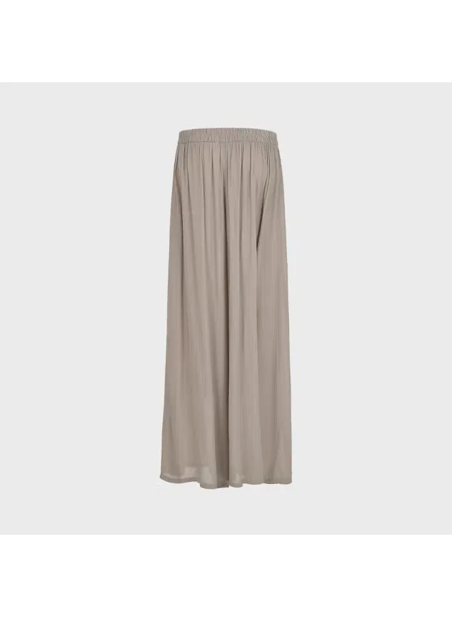 Брюки свободные широкие Zara, серый — фото 3