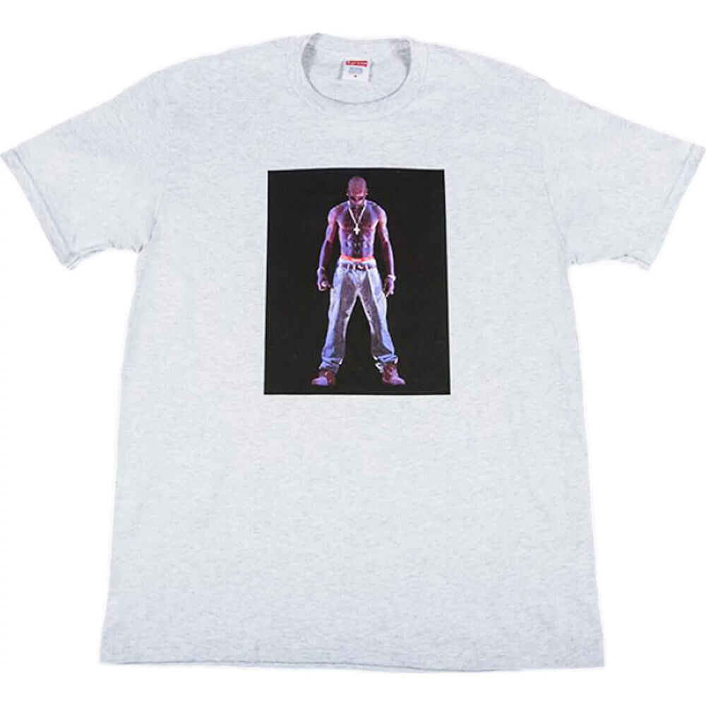 

Футболка Supreme Tupac Hologram, серый