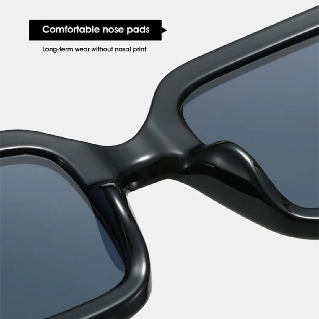 

Женские солнцезащитные очки с цепочкой из сплава, роскошные солнцезащитные очки с градиентным переходом цвета, защита от УФ-излучения UV400 VVTWSSW, Black