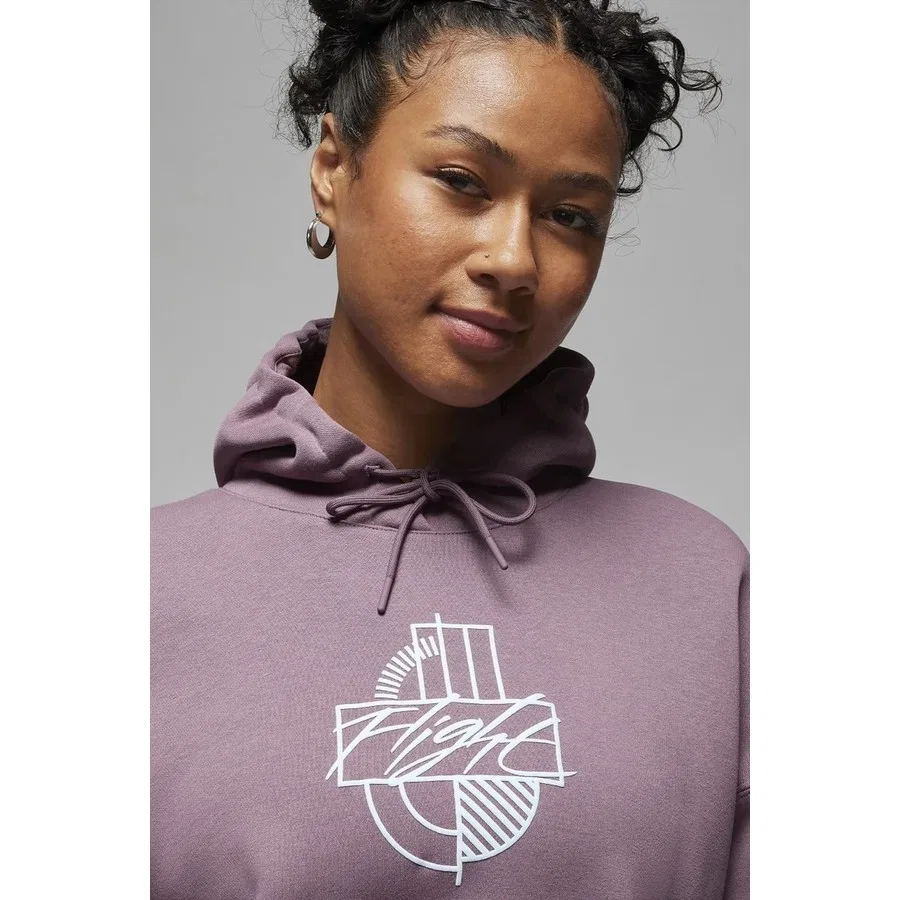 Худи свободного кроя с капюшоном Jordan Essentials Brooklyn Loose Fit Graphic Nike, Фиолетовый — фото 3