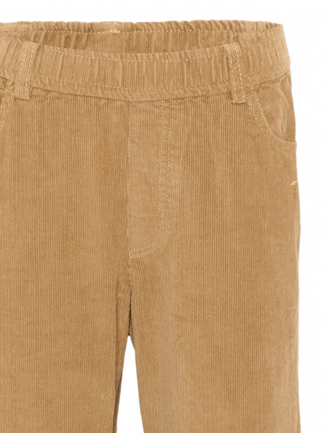 Вельветовые брюки Trussardi Junior, нейтральные цвета — фото 3