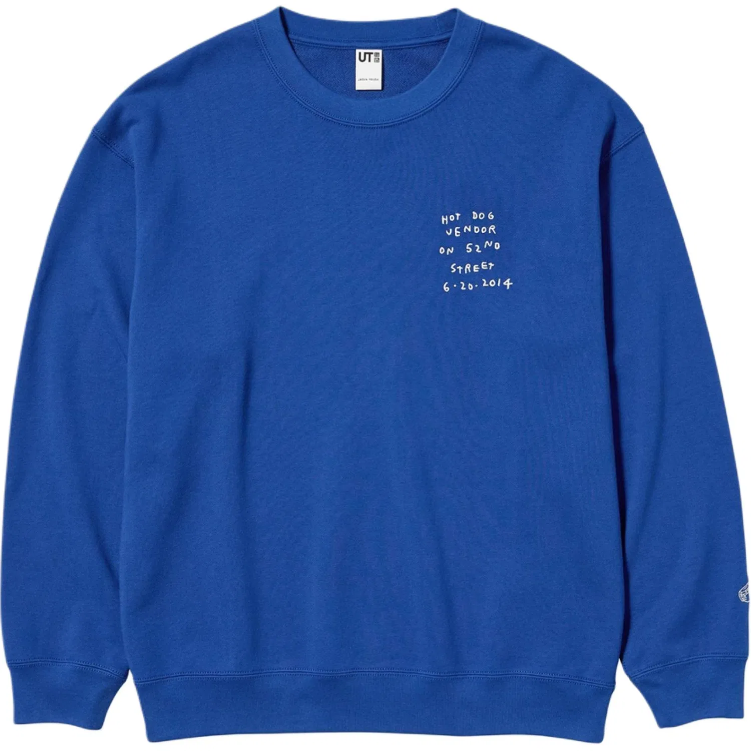 Детский свитшот с круглым вырезом Jason Polan UNIQLO, Sea Blue