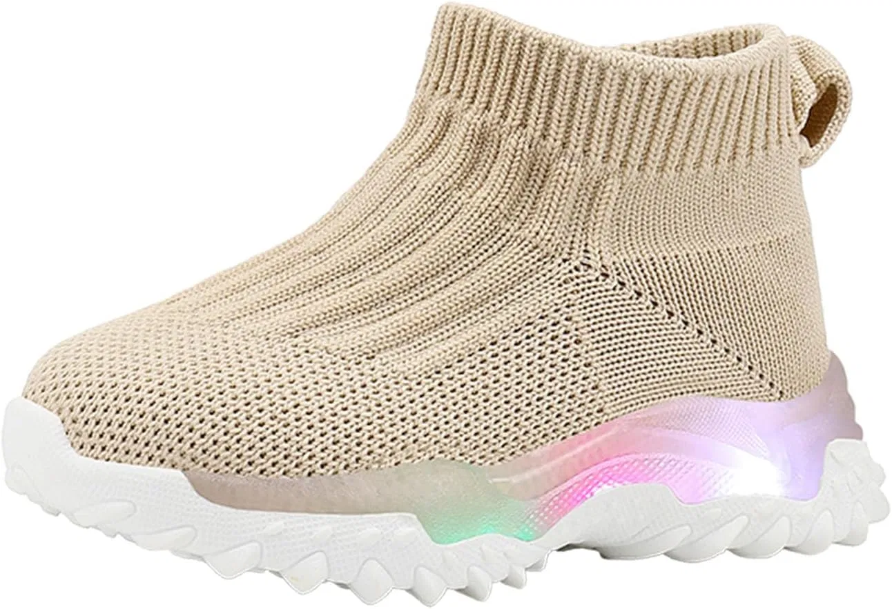 Детские кроссовки для девочек с легким дышащим верхом IWIHMIV, Beige