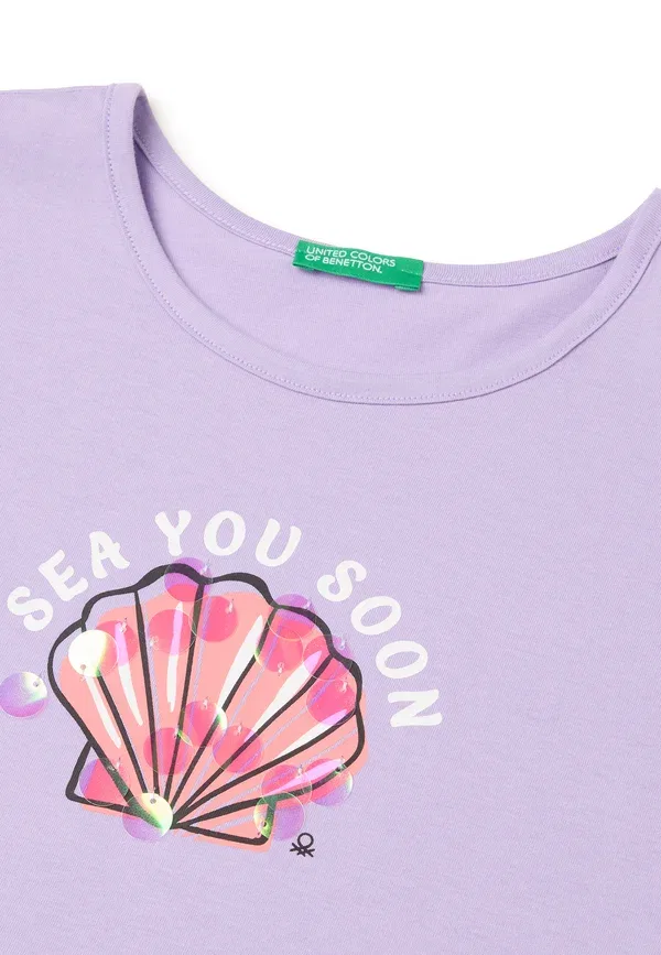 Топ United Colors Of Benetton, фиолетовый — фото 3