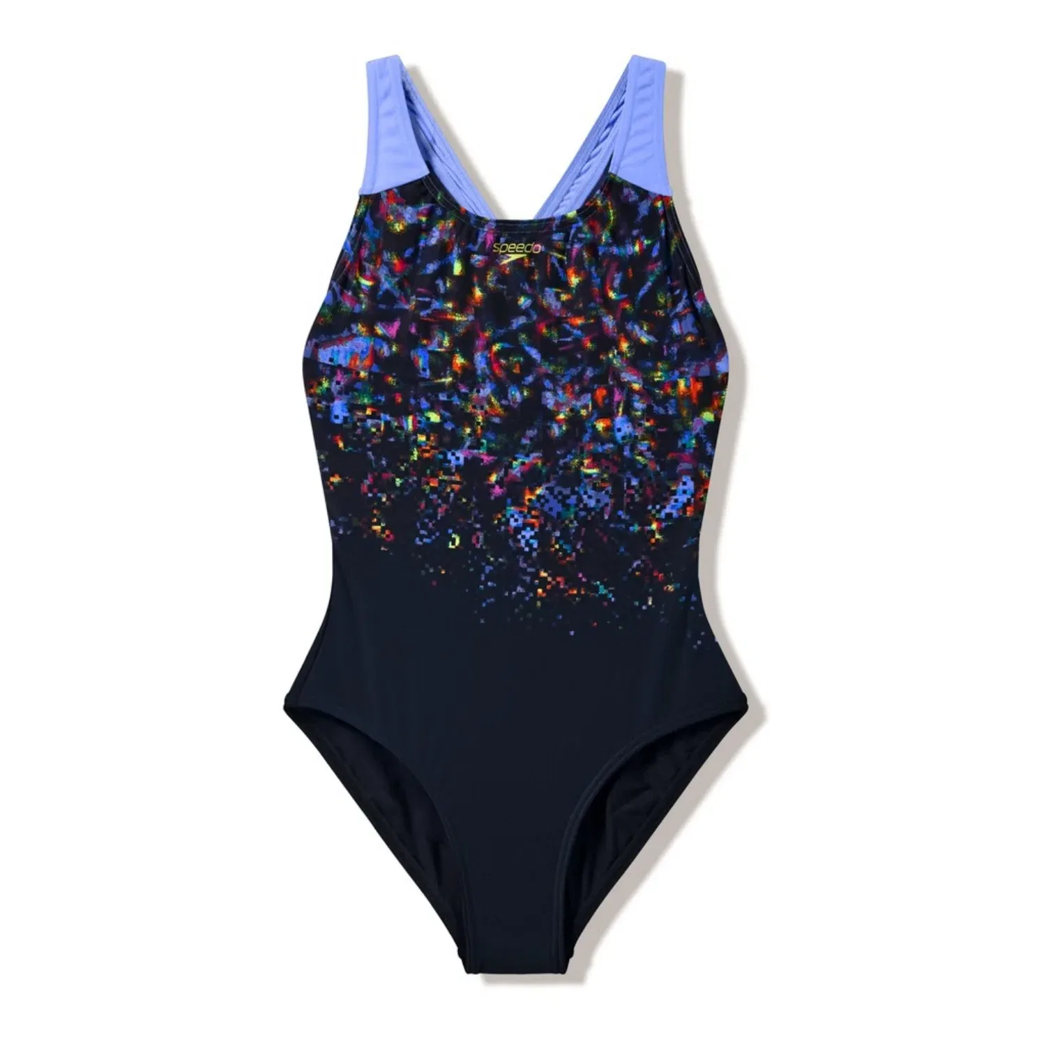 Купальник с принтом Splashback Speedo, черный