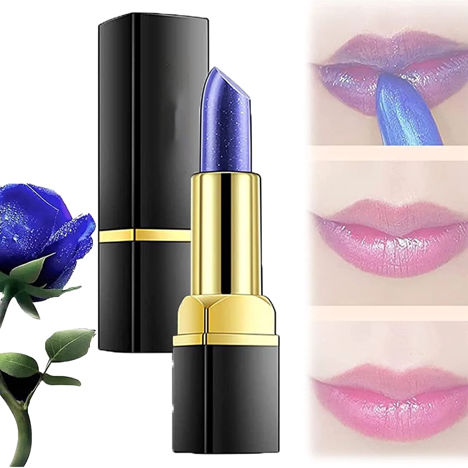 Матовый карандаш для губ Qklovni, 3.2 г, 1 шт., Blue