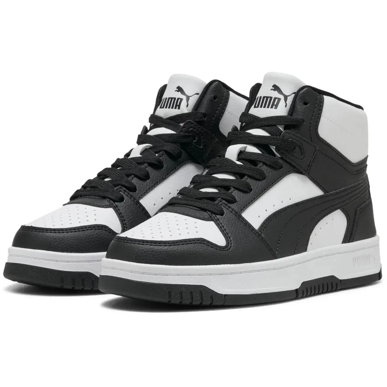 Детские кроссовки Puma Rebound Slam Mid Jr, Schwarz — фото 3