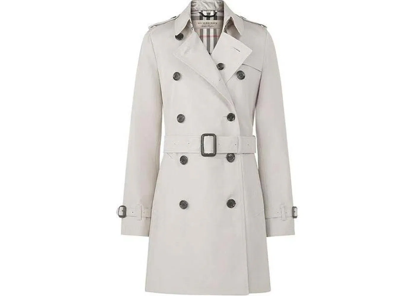 Женское двубортное пальто-тренч Burberry, Beige