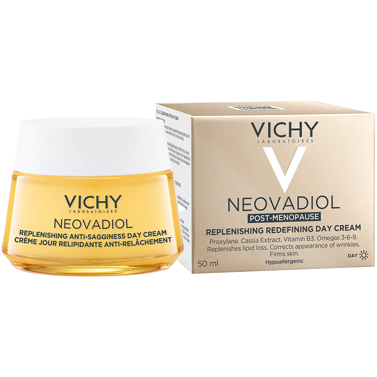 Крем для лица Vichy — Neovadiol Po Menopauzie питательный дневной против дряблости кожи, 50 мл — фото 3
