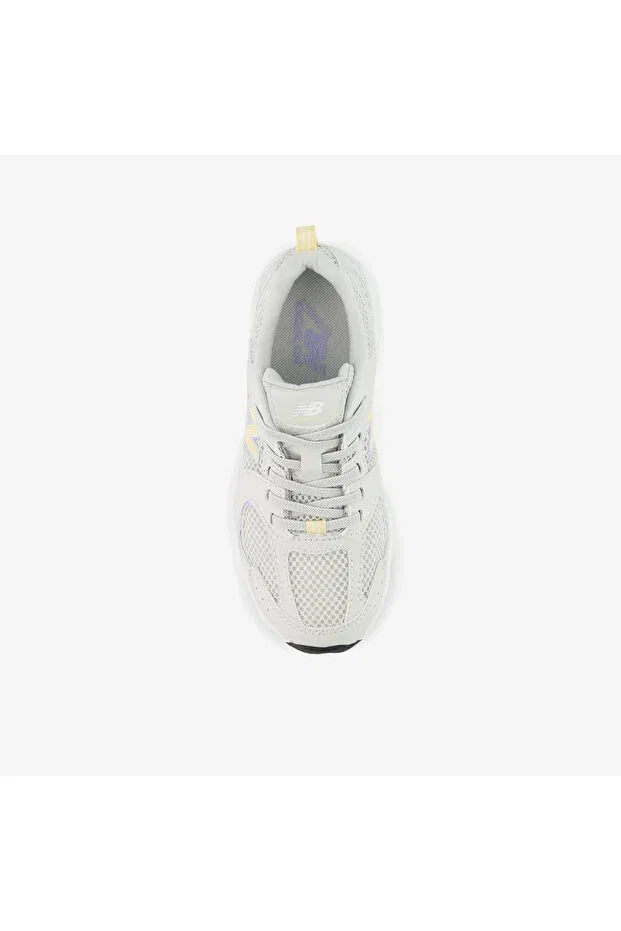 Детские спортивные кроссовки для девочек с блок-каблуком New Balance, Gray — фото 3