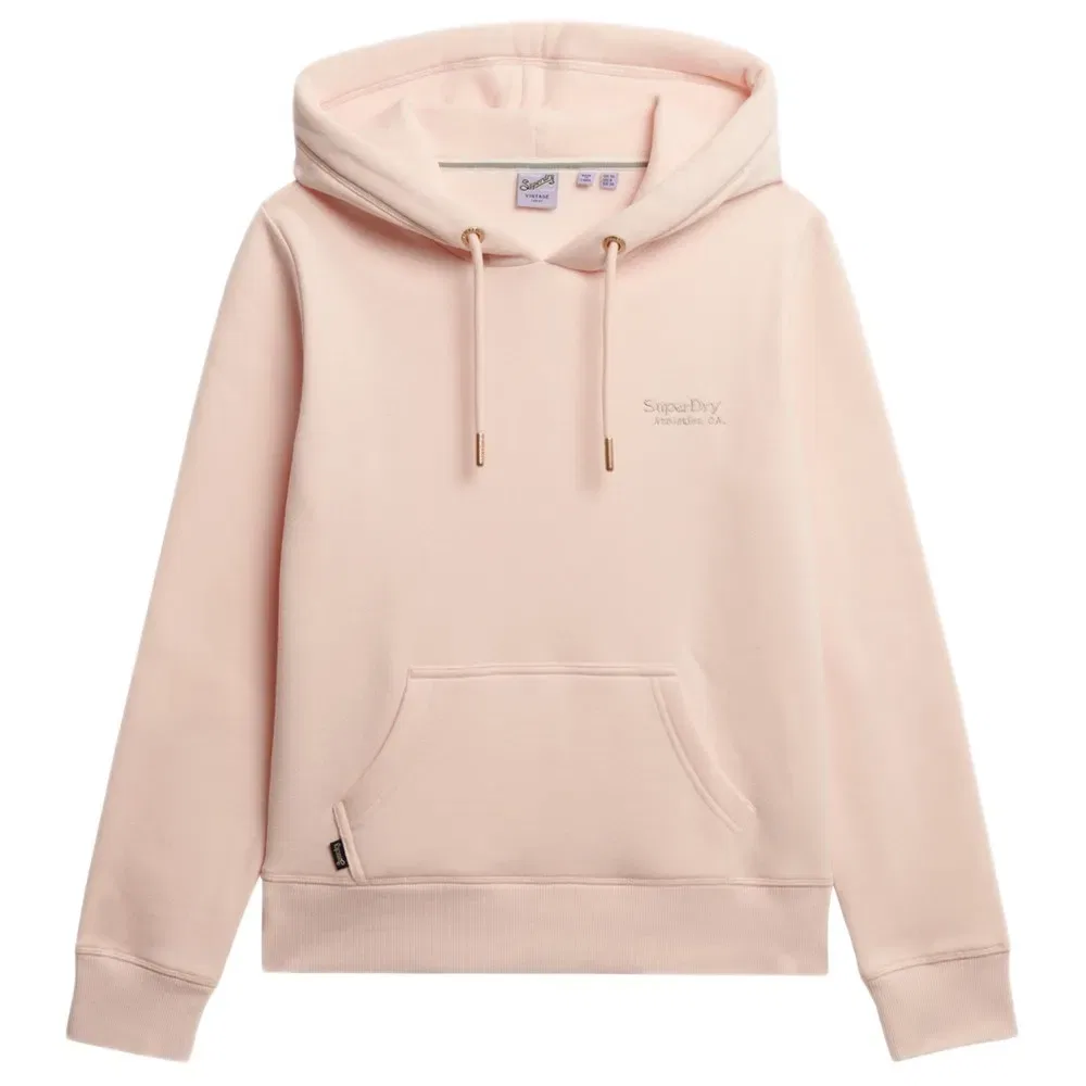 Худи с логотипом Essential Superdry, розовый
