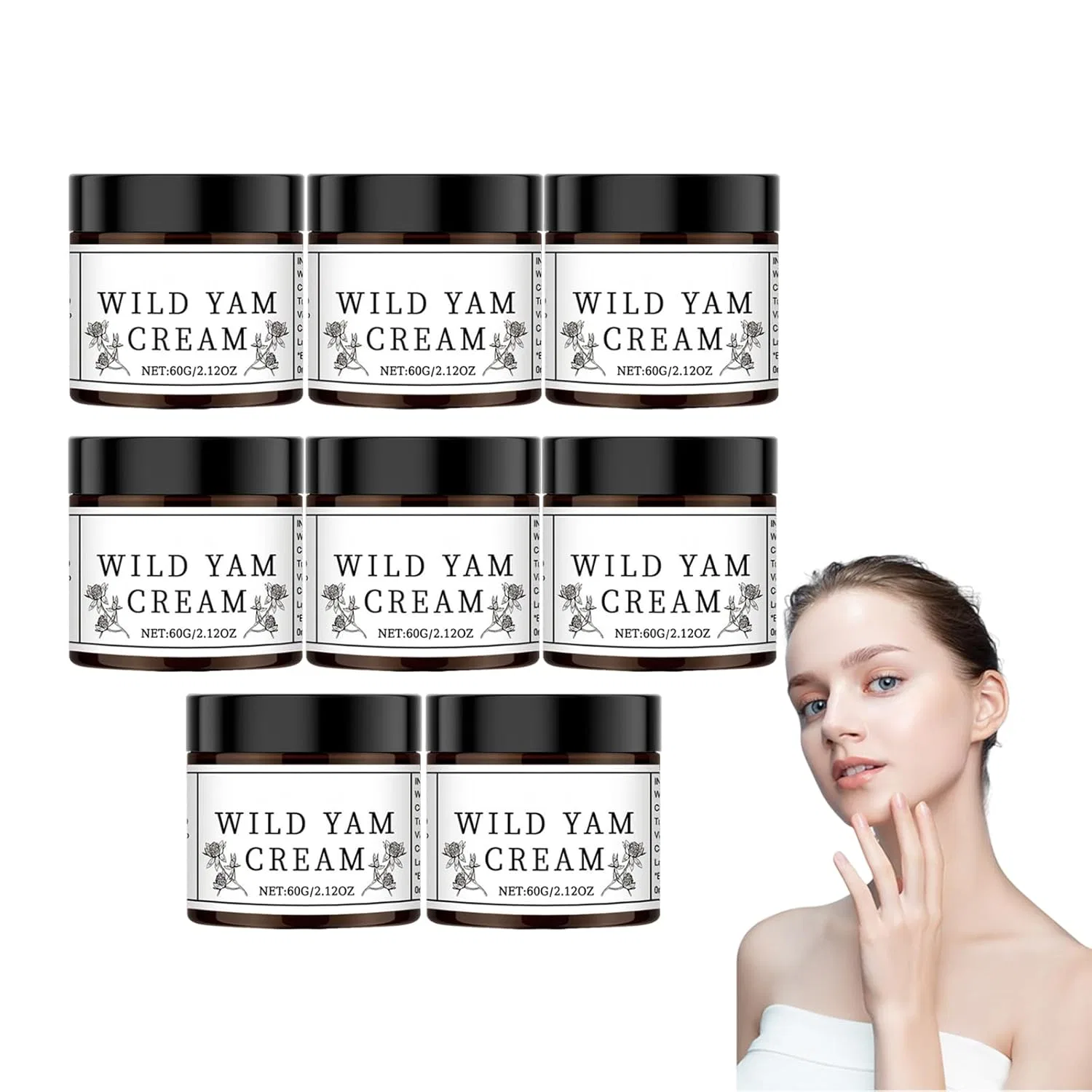 Крем для тела Wild Yam, VKaoess, 8 шт, 60 г